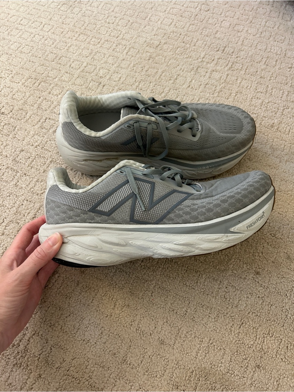 New Balance Gray Lightweight Fresh Foam 1080 Sneakers